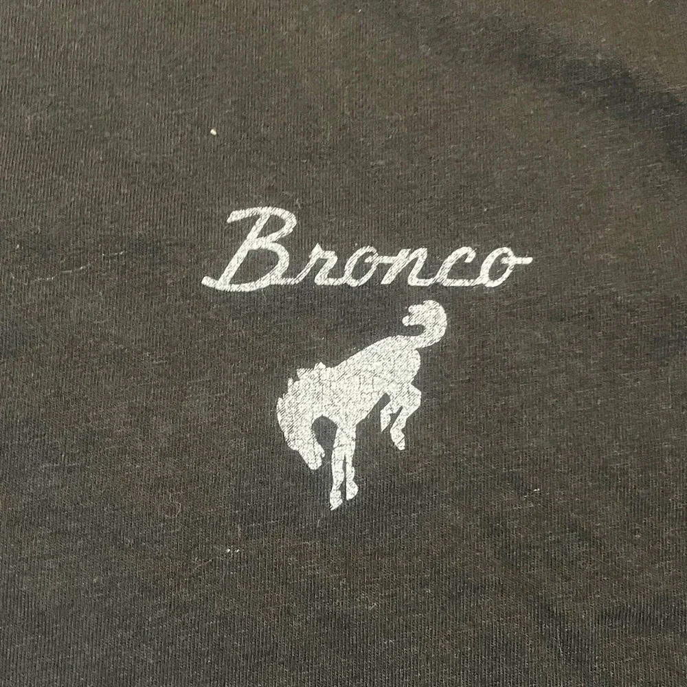 Ford Bronco Mens XL‎ T-Shirt Black Hybrid Apparel Graphic Official Licensed Tee